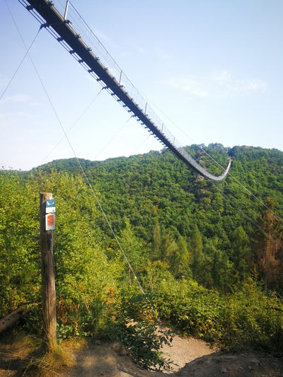 Geierlay - Germany's most beautiful suspension bridge and its caches